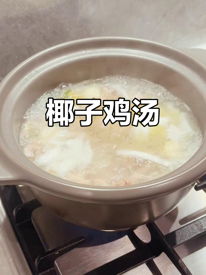 海南椰子鸡炖汤，孩子们最爱喝！