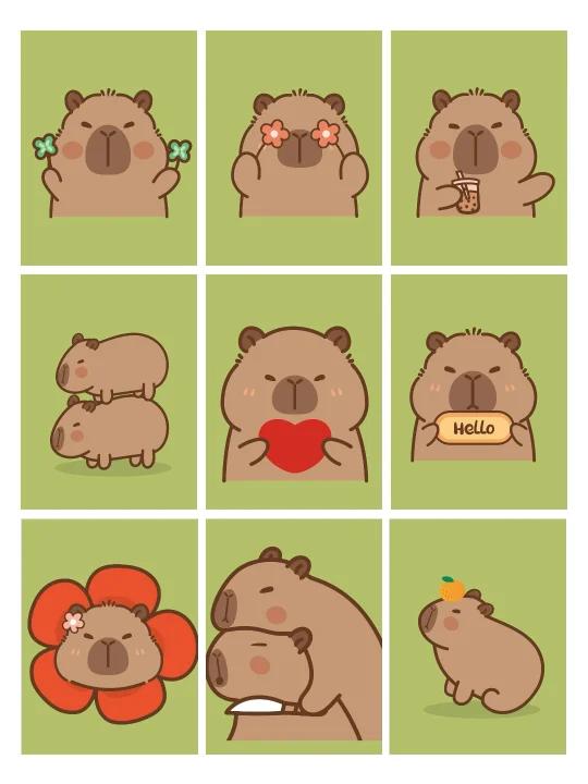 卡皮巴拉头像合集 第一批