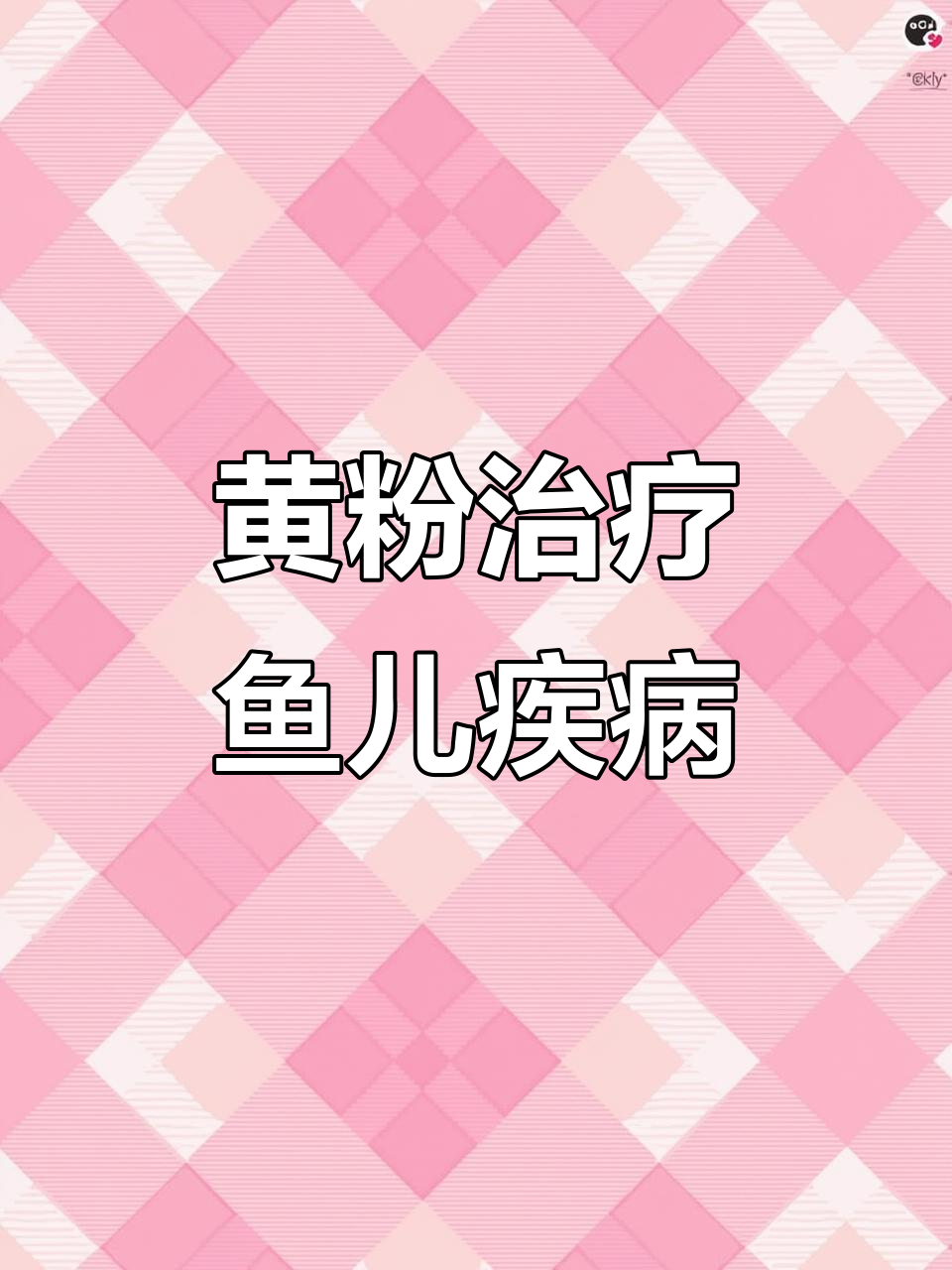 观赏鱼生病怎么办?速溶黄粉帮你解决
