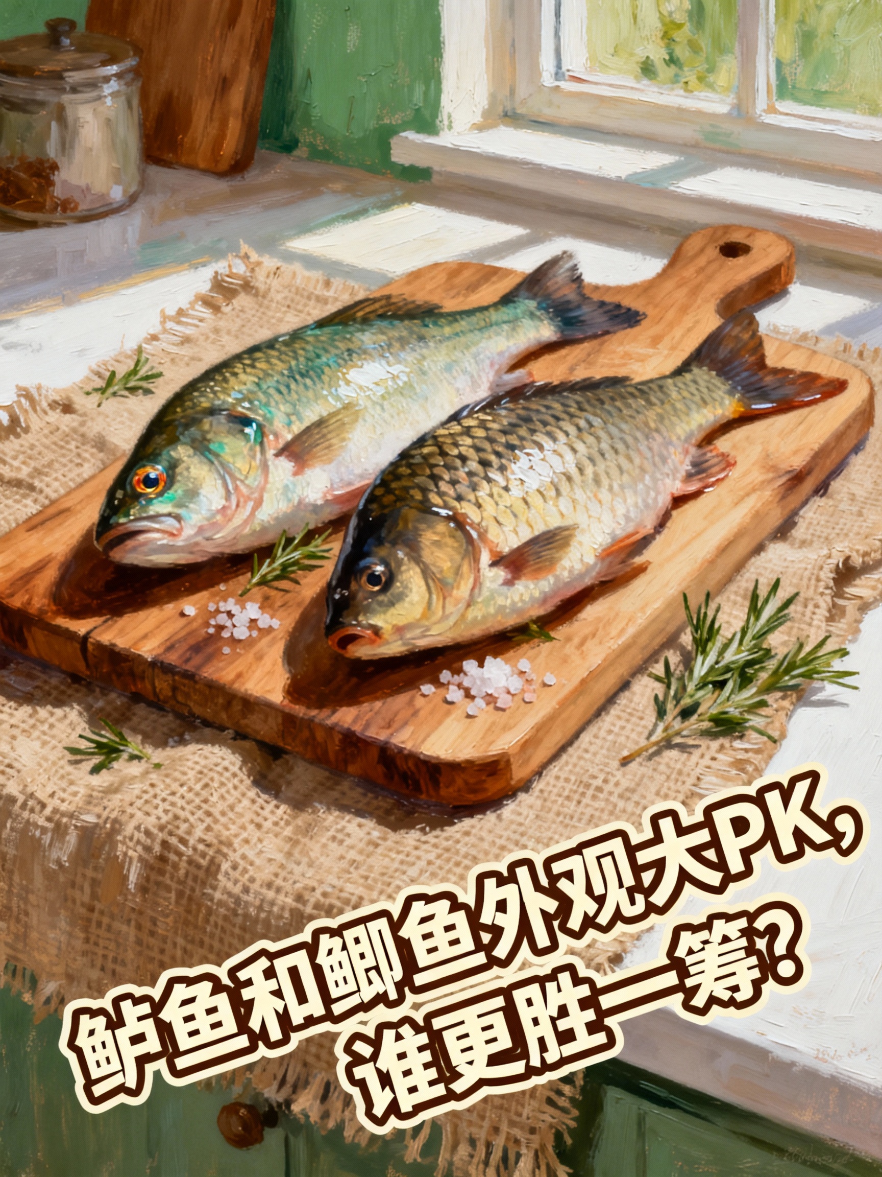 鲈鱼和鲫鱼外观大PK,谁更胜一筹?