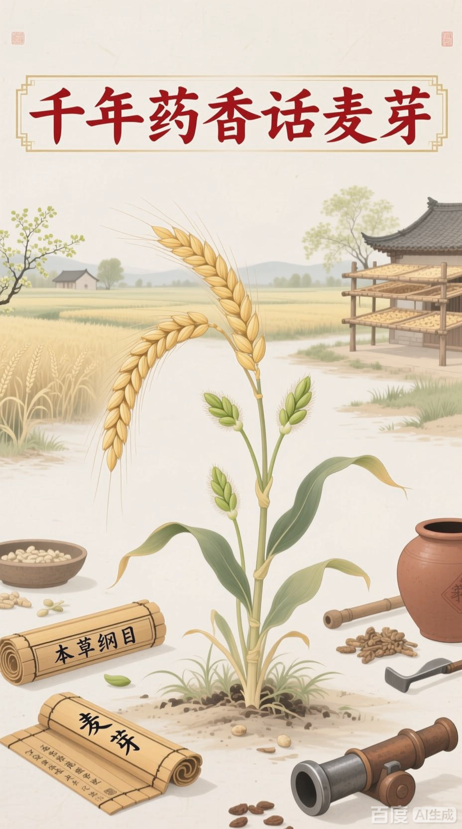 中药麦芽的传奇故事