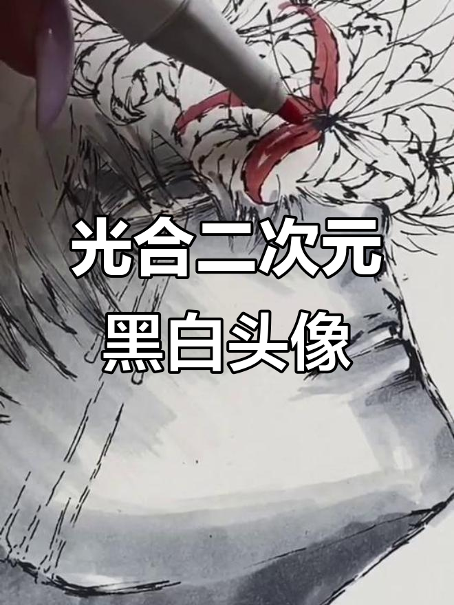 二次元黑白头像大集结,光合创作者来袭!