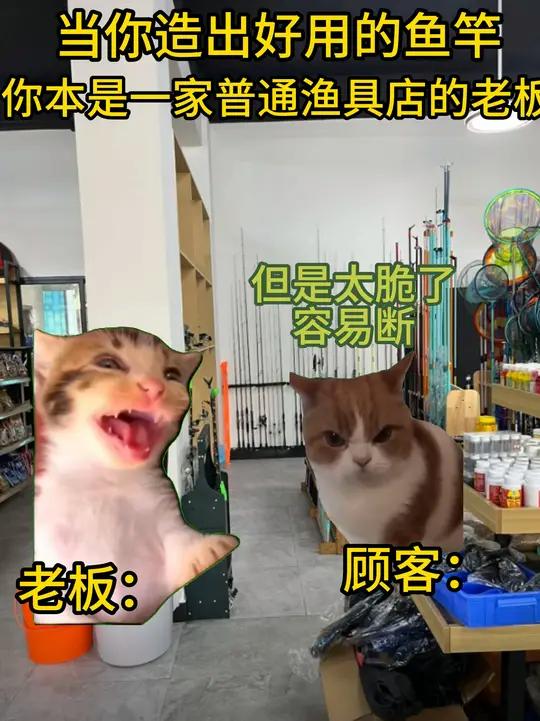 别问,问就是稳了 猫meme 猫猫剧场 作品同步头条赢激励 工业大摸底 光威鱼竿
