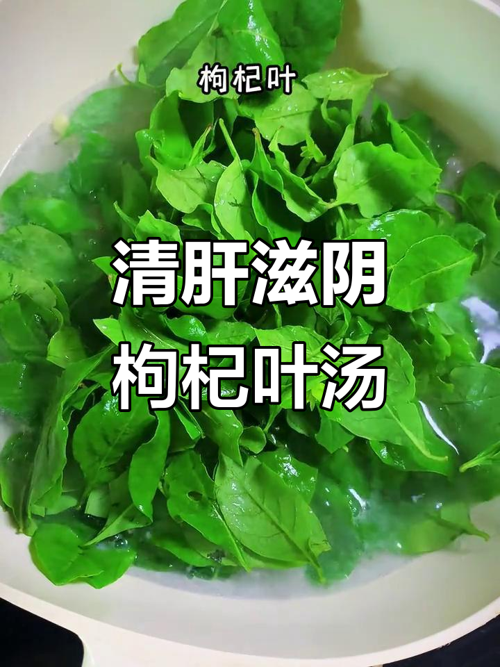 枸杞叶瘦肉汤,清肝明目又滋补,营养满满一碗汤