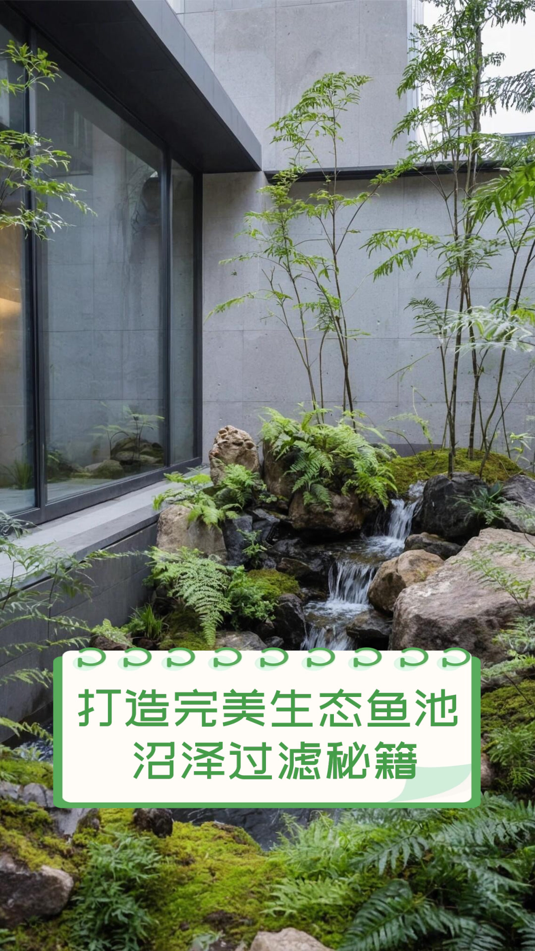 打造完美生态鱼池,沼泽过滤秘籍