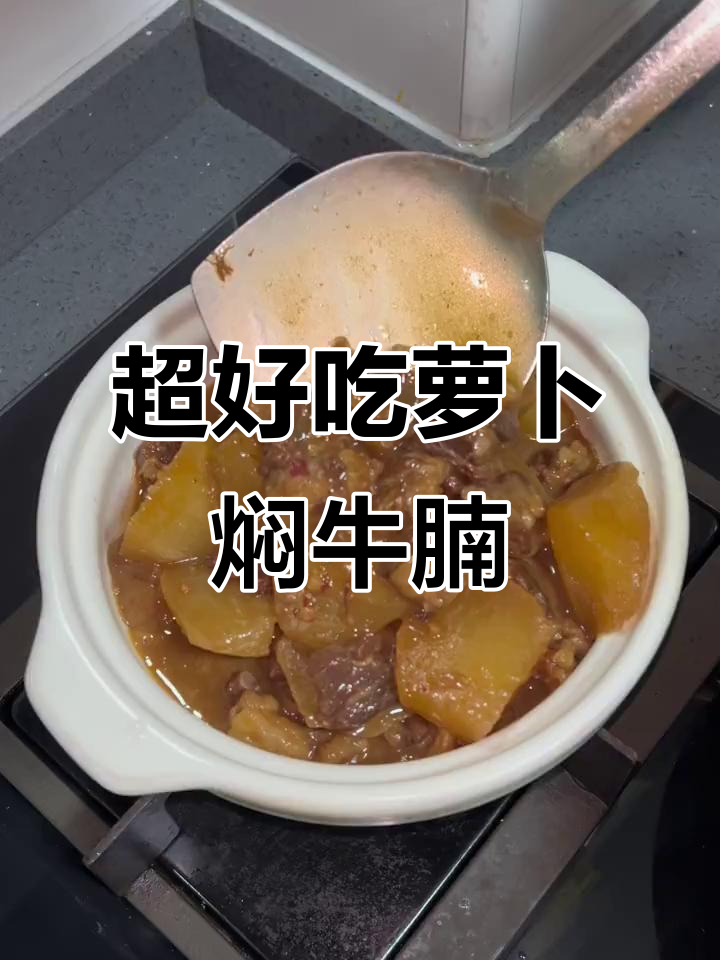 广东经典萝卜焖牛腩,做法超简单,味道一绝