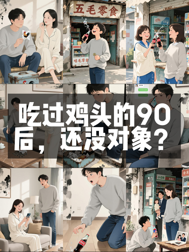 90后吃过鸡头用吸管喝饮料，如今被催婚：回忆杀变催婚符？