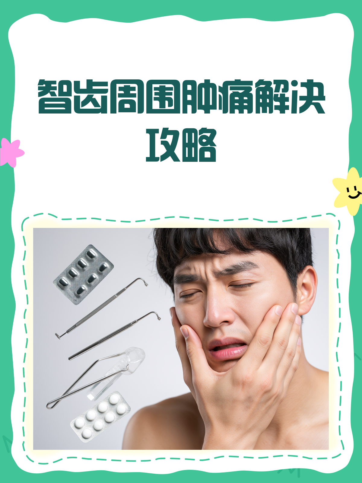 牙齿最后面的肉肿痛?别急,这就来支招