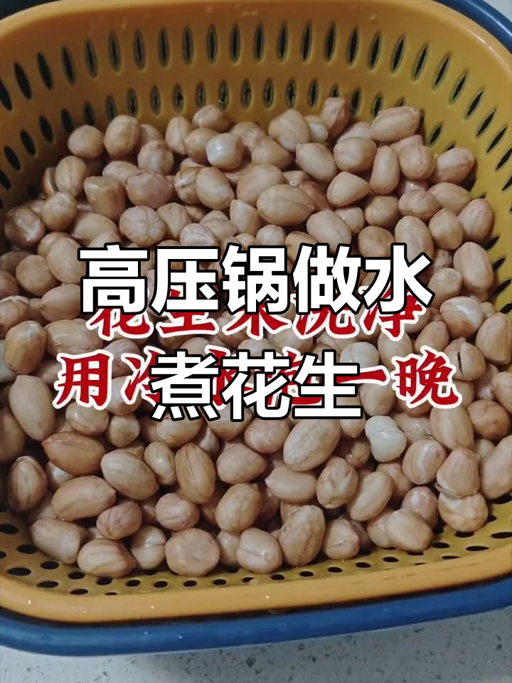 高压锅版水煮花生米,简单又美味