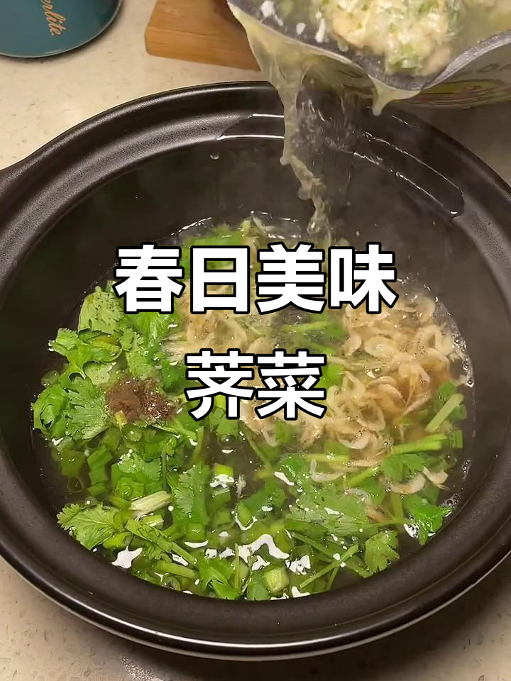 春季荠菜,鲜美包子与丸子,口感绝佳!