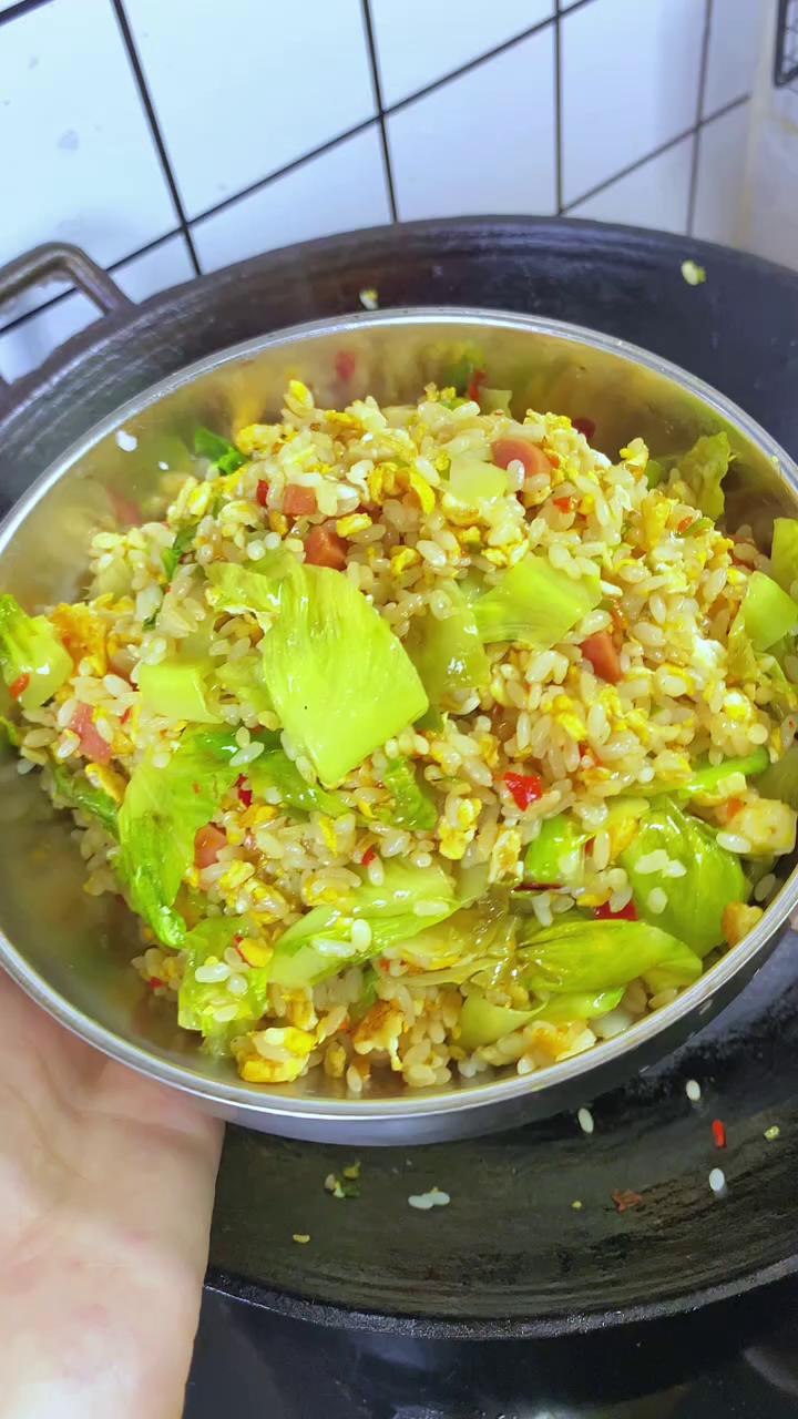 江西蛋炒饭，剩米饭新吃法，糊弄老板的一餐