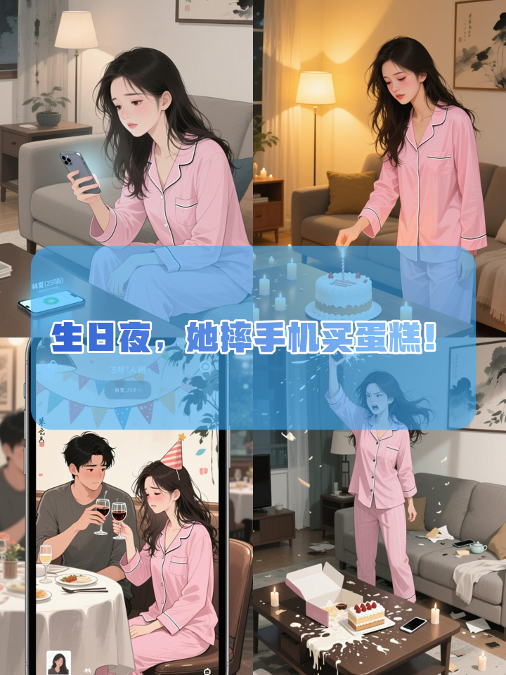 生日当天发现男友出轨,她摔手机买蛋糕后笑了!