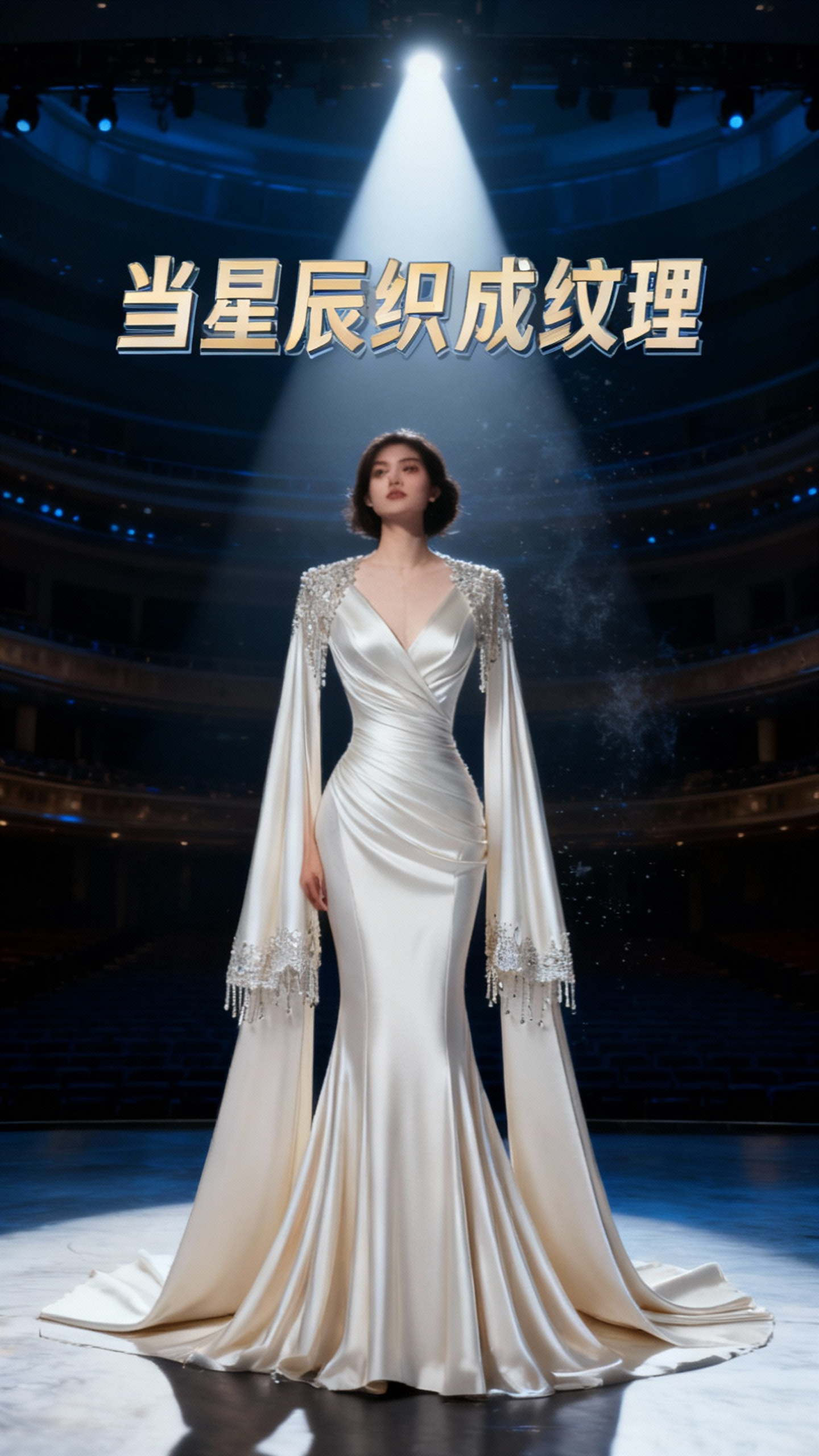 华丽优雅,鱼尾晚礼服的梦幻秀