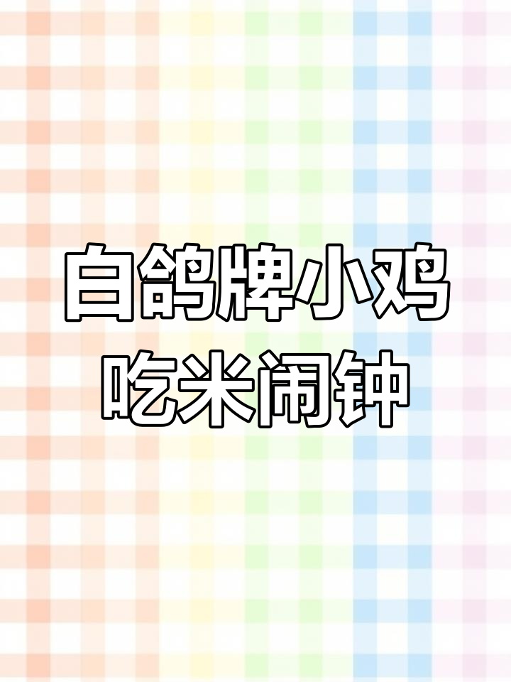辽宁鞍山白鸽牌小鸡吃米闹钟,8090后的童年记忆