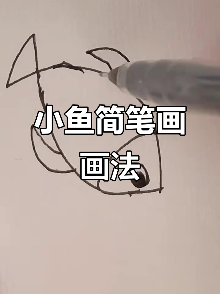 3-6岁儿童小鱼简笔画,轻松学会画波浪线与泡泡