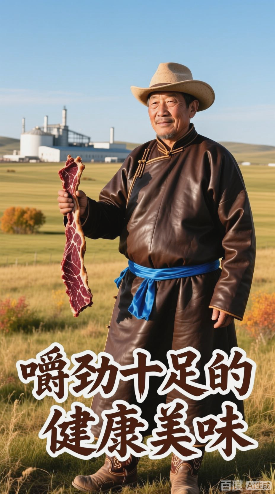 科尔沁风干牛肉,真材实料嚼劲足