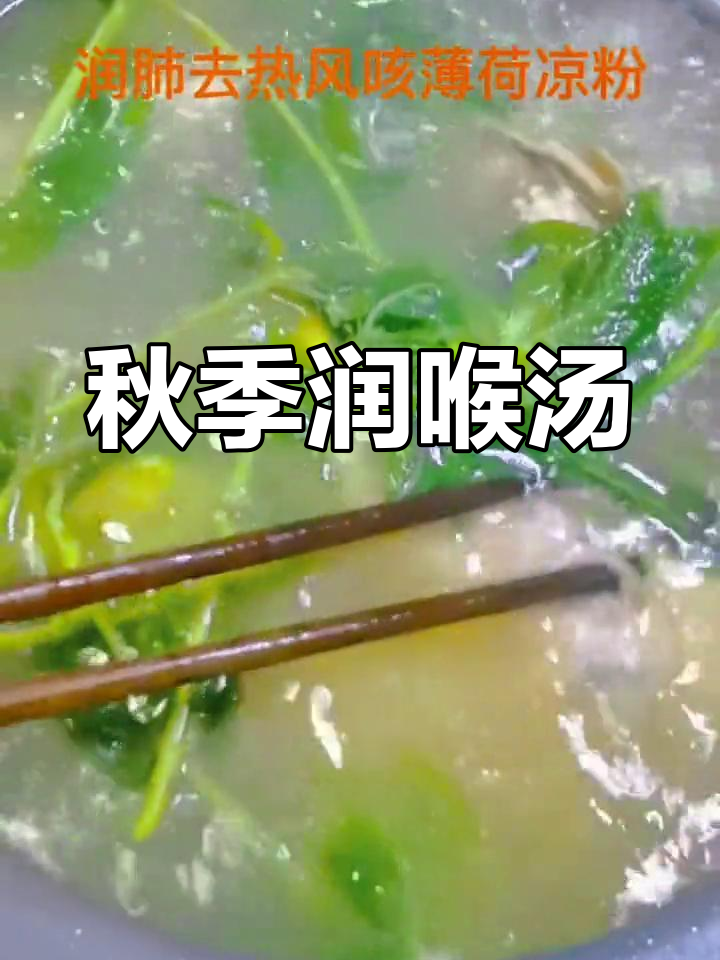 秋季润肺,薄荷汤助你舒缓喉咙不适,脾胃也受益