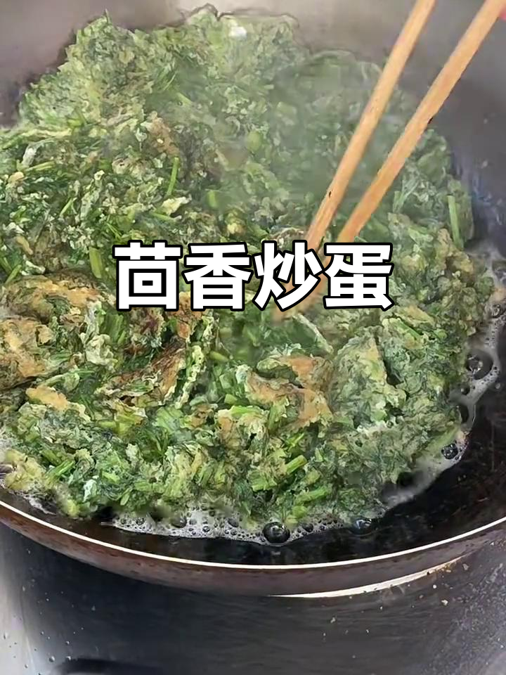 茴香炒鸡蛋,外焦里嫩,香气扑鼻!