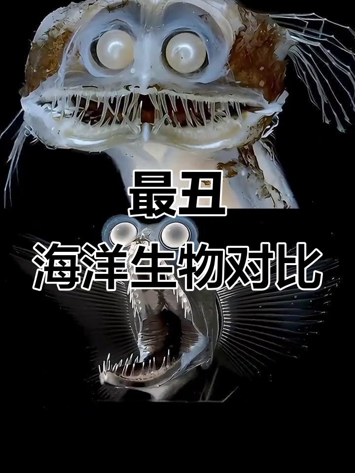 深海最丑生物大比拼,望眼镜鱼和水滴鱼的奇葩长相你更爱哪个?