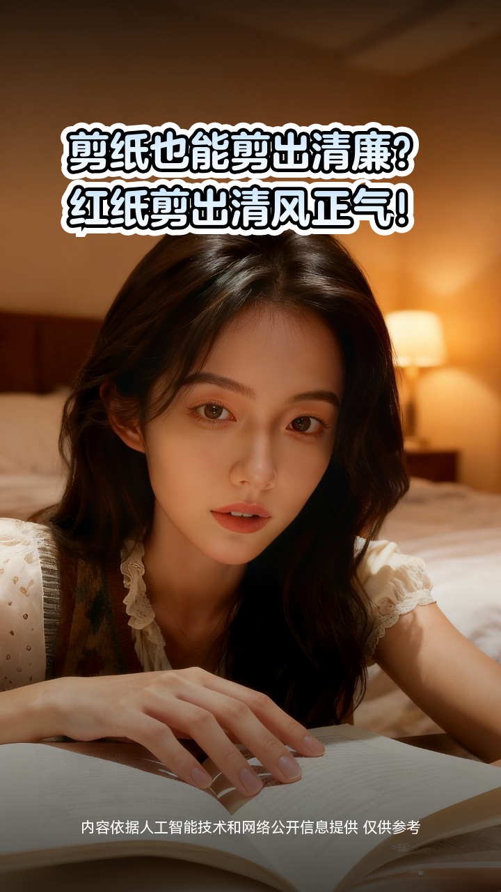 剪纸也能剪出清廉？红纸剪出清风正气！