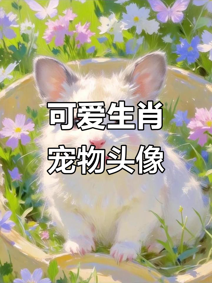 十二生肖萌宠头像,可爱小动物大集合