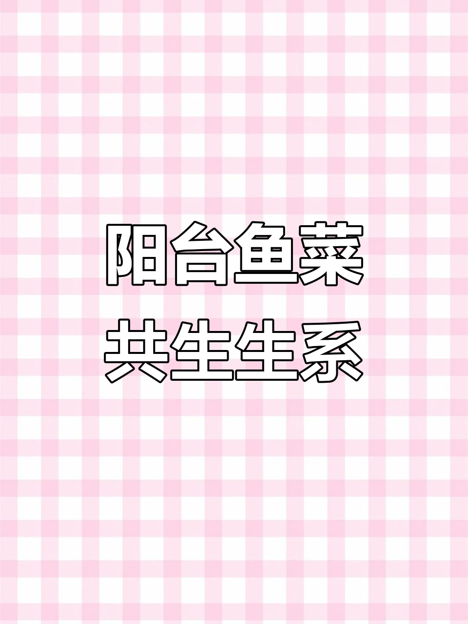 阳台鱼菜共生,打造健康生态景观