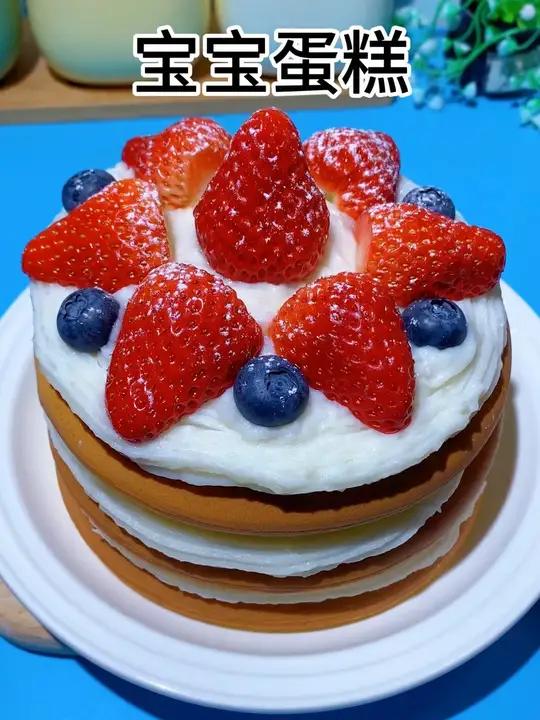 小朋友放假了,随时随地都可以吃上好吃的蛋糕,不用打发,简单0失败