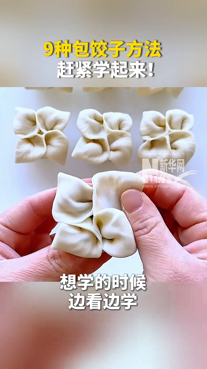 饺子的九种包法 赶紧学起来吧!