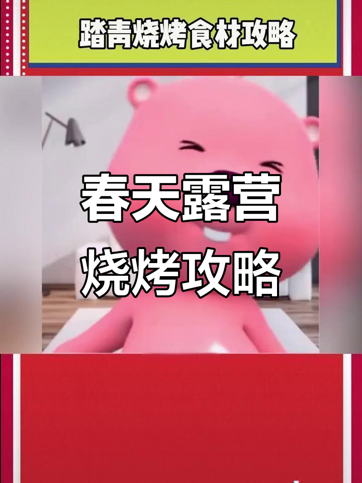 踏青烧烤必备食材清单,和朋友享受暖阳与微风