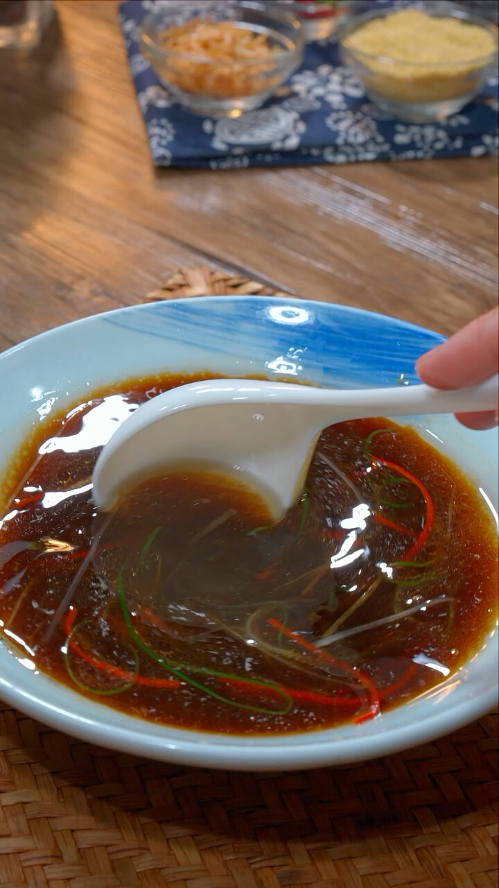 凉拌菜系的重要调料,白灼汁
