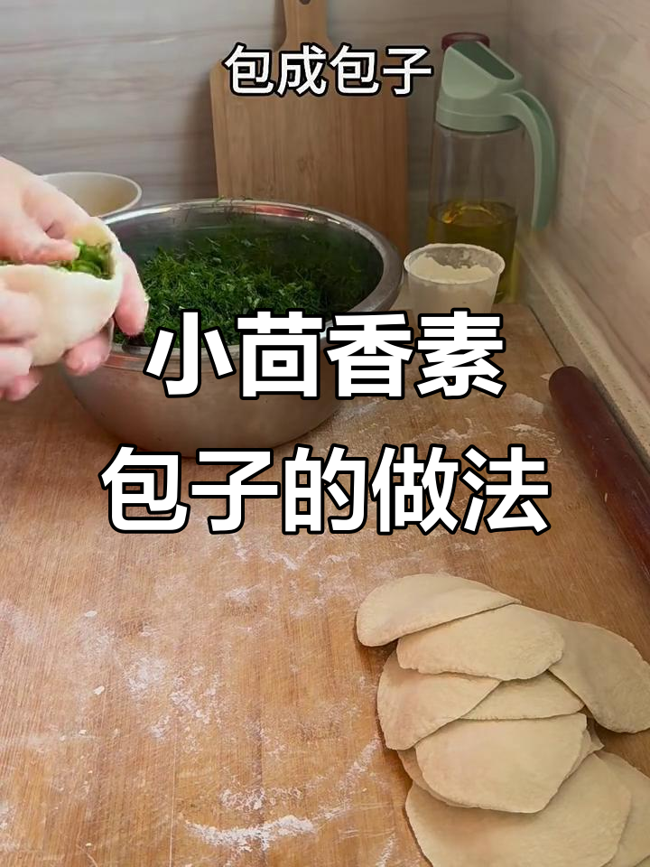 传统小茴香素包子,简单又美味,快来学做吧!