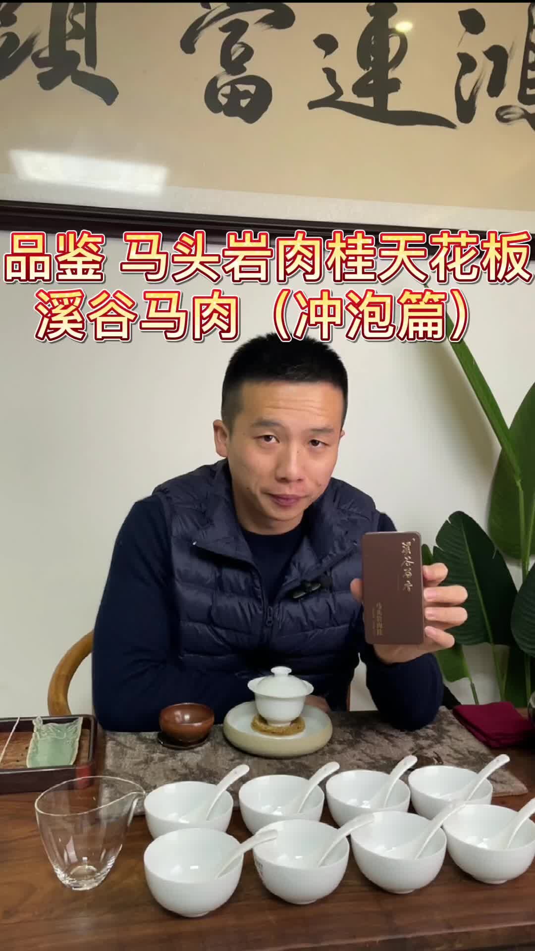 品鉴马头岩肉桂天花板 溪谷马肉(冲泡篇)