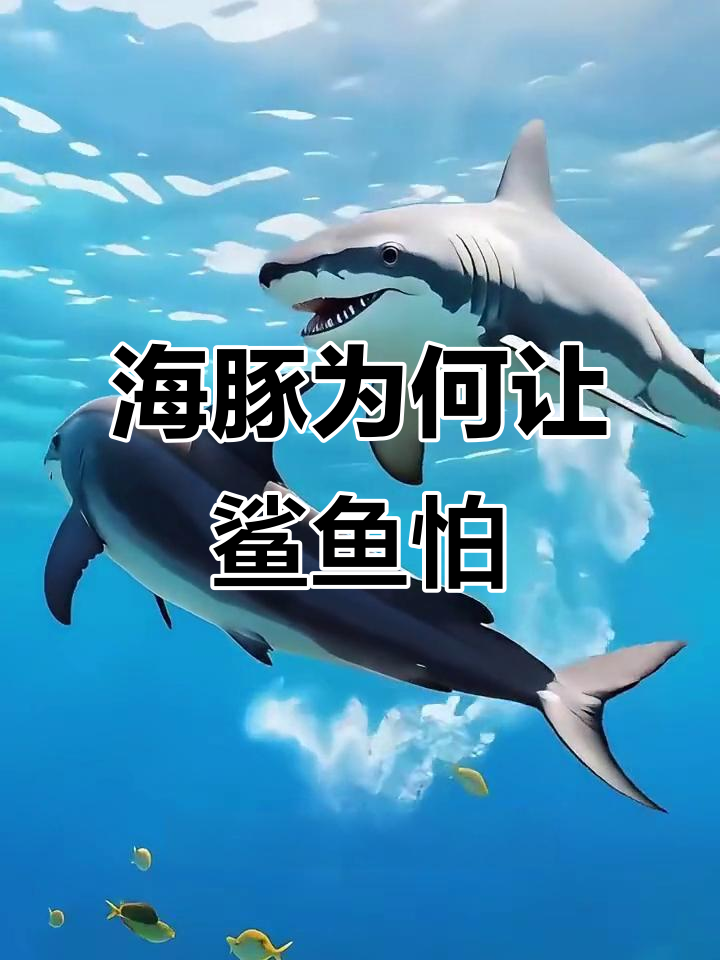 为什么鲨鱼不敢吃海豚?原来它们比想象中更聪明!