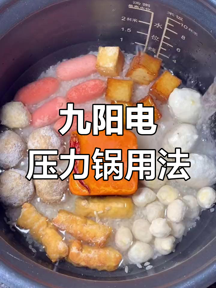 九阳电压力锅使用全攻略