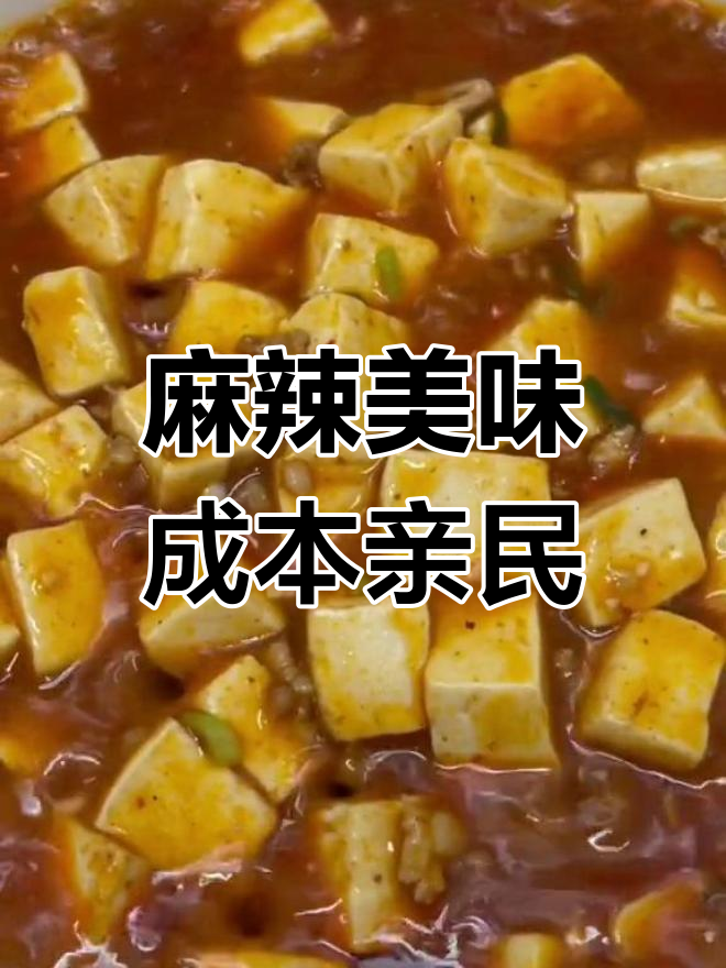 麻婆豆腐川菜经典,简单又实惠,深受喜爱!