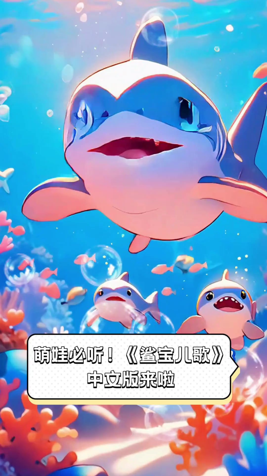 萌娃必听!《鲨宝儿歌》中文版来啦