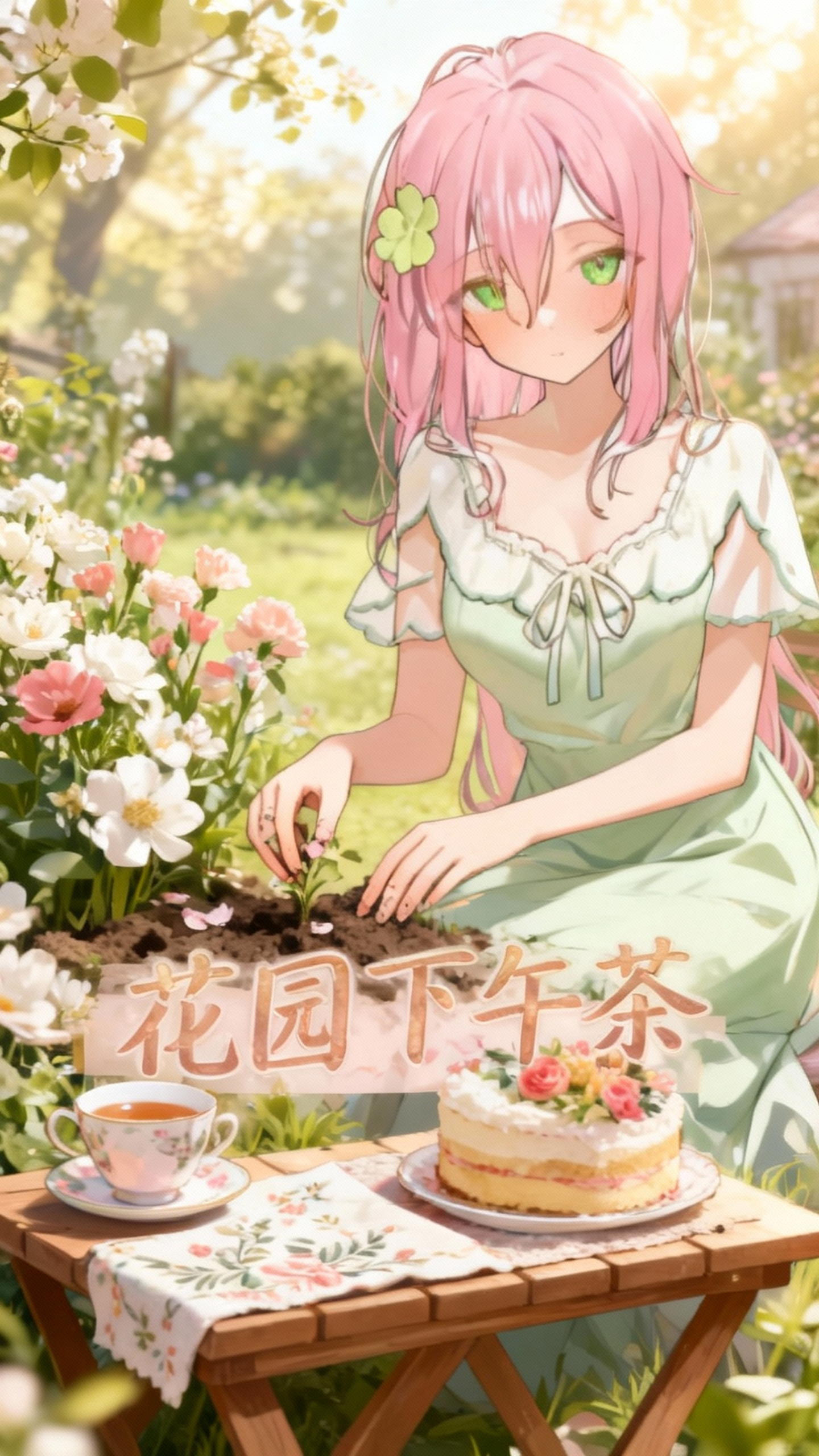 花媚的花园下午茶时光