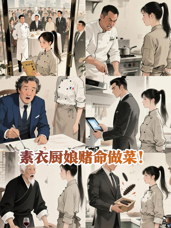 她袖中藏的不是菜谱,是能要人命的武林秘籍!