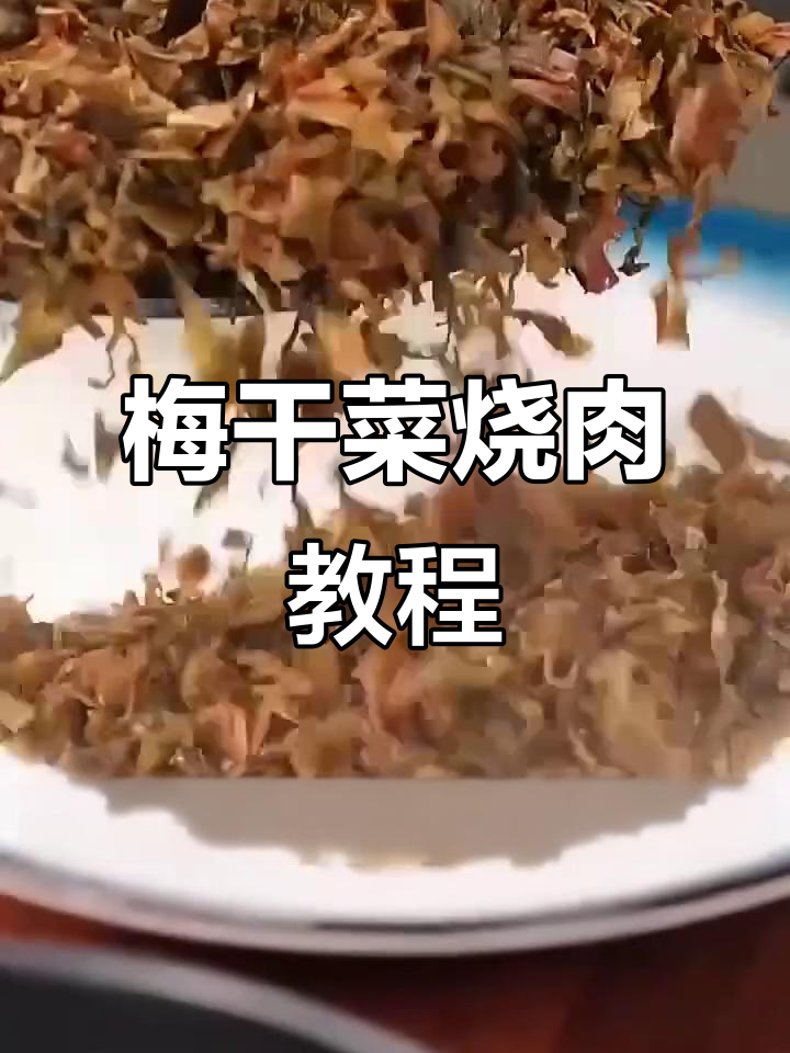 梅干菜烧肉,比扣肉更下饭!绍兴特产梅菜做法大揭秘