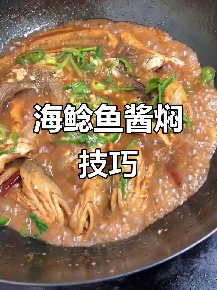 酱焖海鲶鱼,家常做法大揭秘!