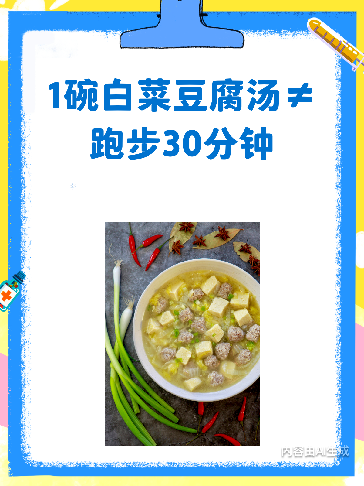 ♀1碗白菜豆腐汤=跑步30分钟?真相来了!