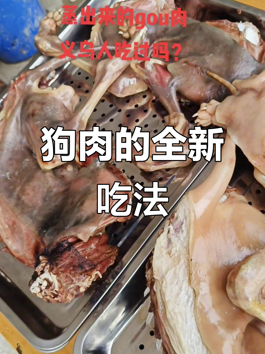 尝试整只蒸的狗肉,东青让你体验独特美味!