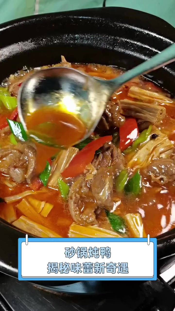 砂锅炖鸭,揭秘味蕾新奇遇