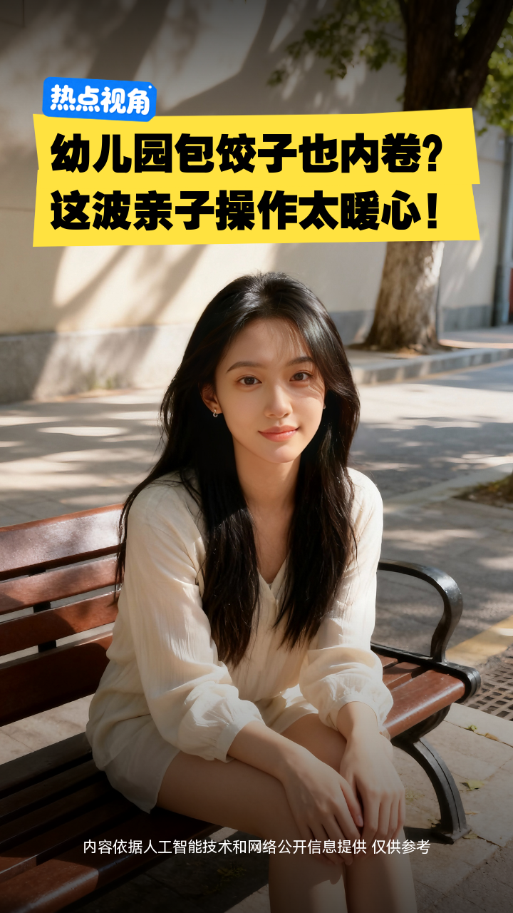 幼儿园包饺子也内卷？这波亲子操作太暖心！