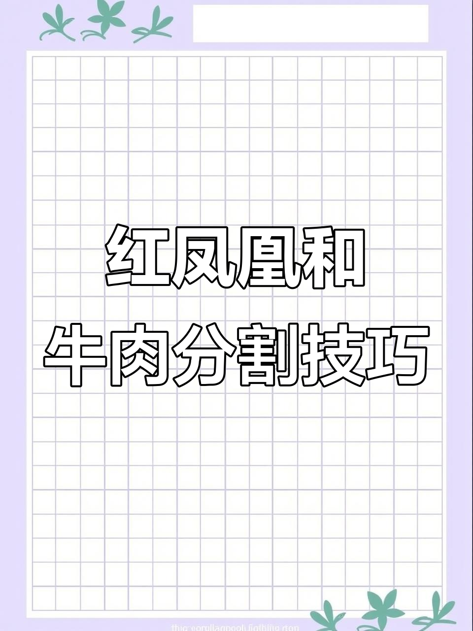 烤肉店腹心肉分割技巧与摆盘要点,红凤凰和牛6-7等级详解