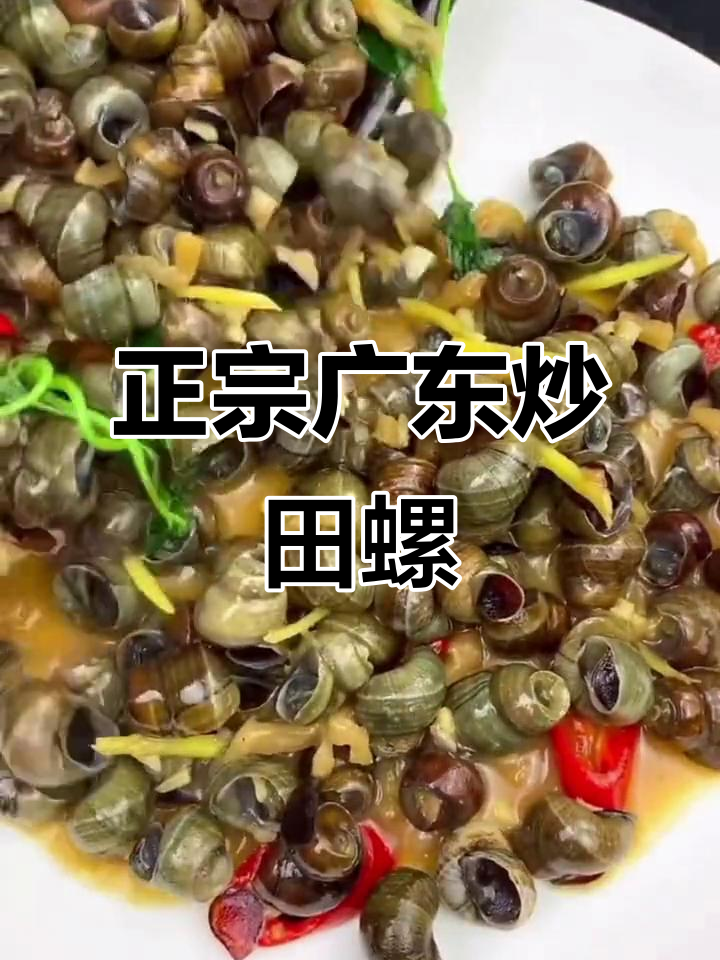 广东经典炒田螺,家常美味全攻略