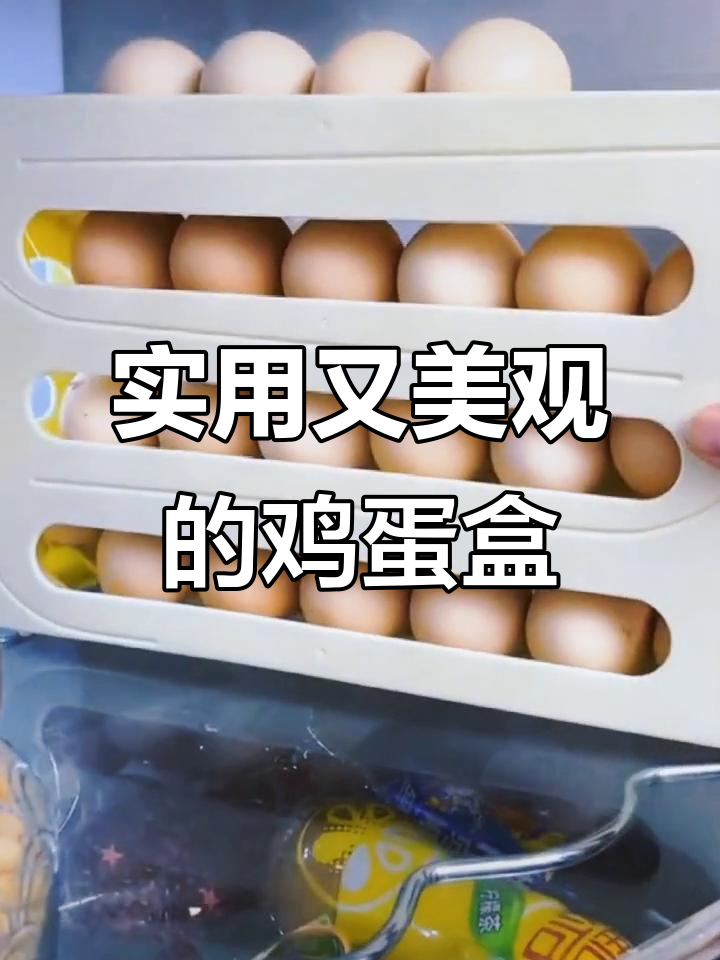鸡蛋盒设计巧妙，保护完美不破，冰箱里也超有范儿！