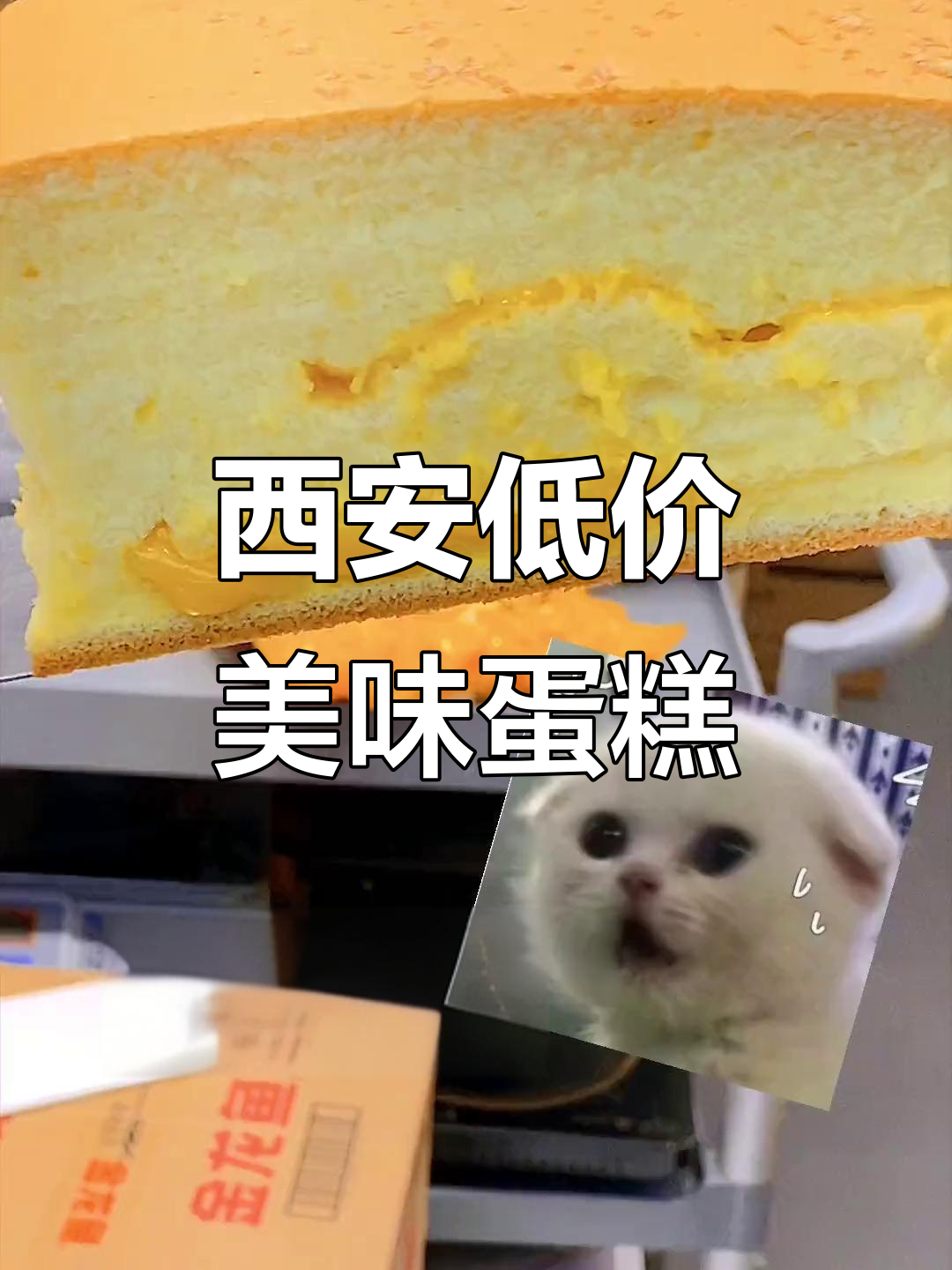 西安这家蛋糕店,价格比上海便宜!原味不甜超好吃