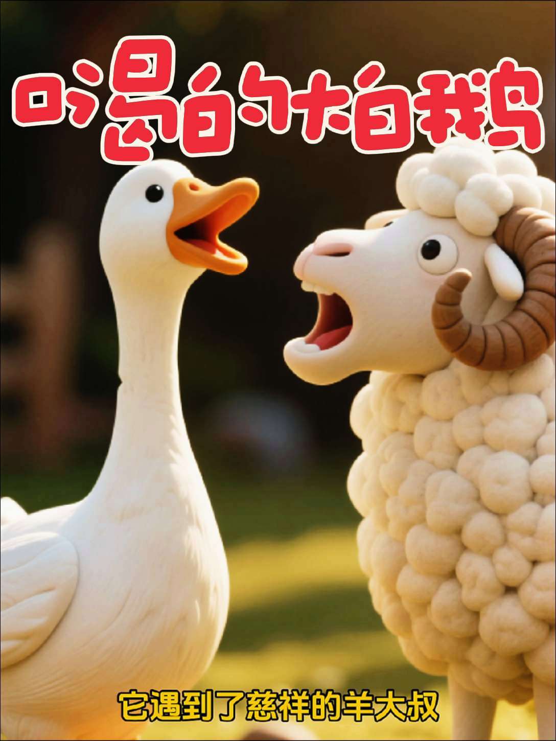 没礼貌的大白鹅变乖了 萌宠出道计划 搞笑 抖音推广