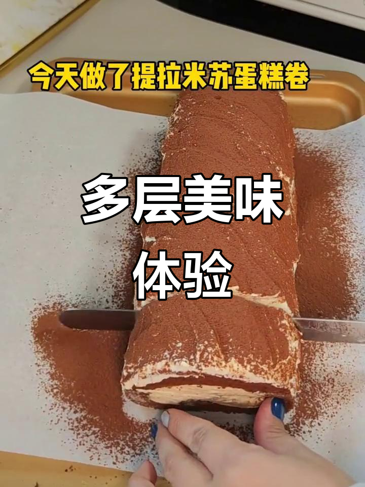 提拉米苏蛋糕，浓郁可可与饼干完美融合，口感层次分明